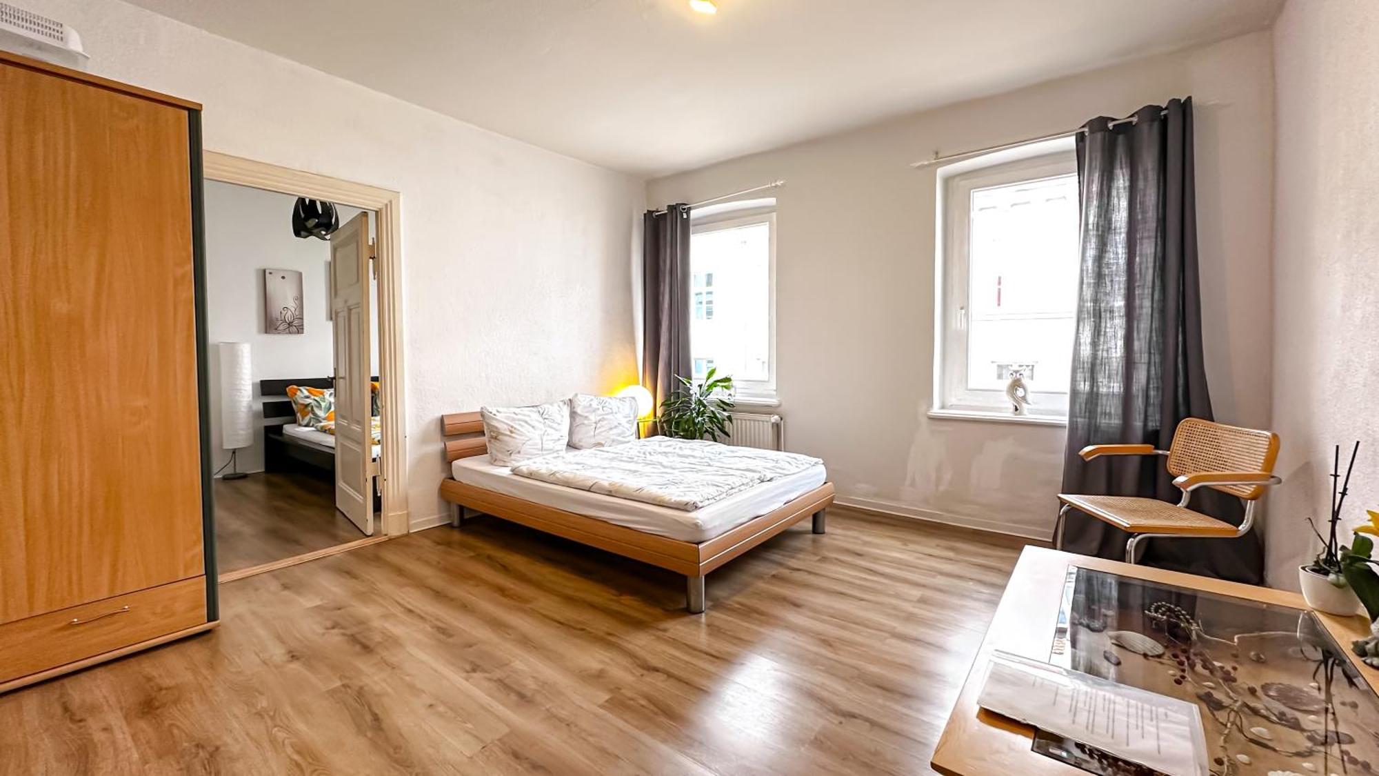 Zentrale Ferienwohnung Mit Gartennutzung Schwerin  Exterior foto